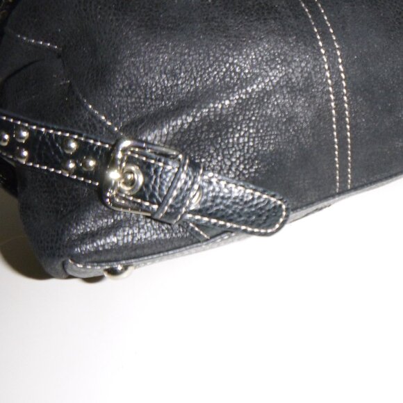 Kathy Van Zeeland, Women's Black Leather Purse - Picture 5 of 10